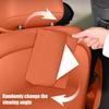 Car Tissue Box Magnetic Leather Tissue Holder Flexible Installation Tissue Dispenser for Car Seat Back Center Console Sun Visor Universal Car