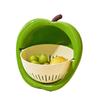 Double Layer Vegetable Drain Basket Large Capacity Creative Food Storage Container Multifunctional Cute Vegetable Fruit Strainer