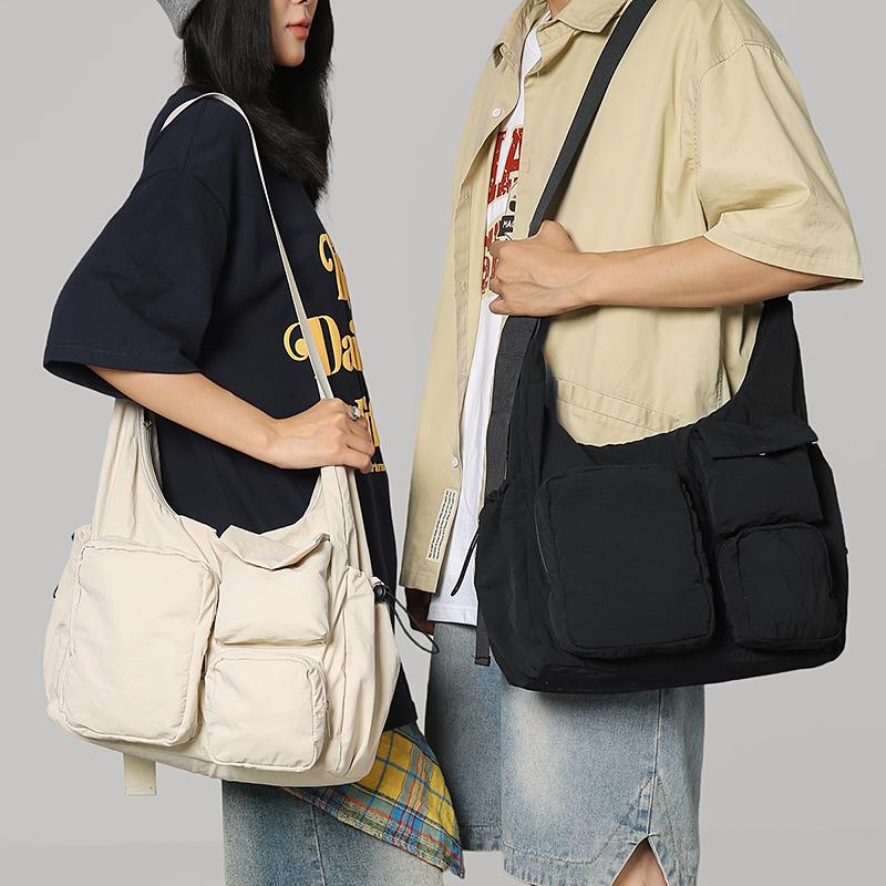 Męska torba crossbody z wieloma kieszeniami, duża pojemność, torba tote do sportów jeździeckich, damska torba na ramię