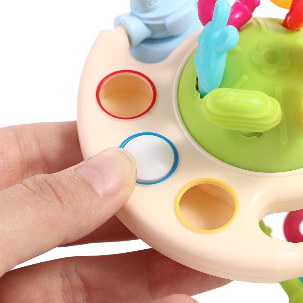 UFO Pull String Baby Toy Develop Teething Sensory Toys Baby Montessori Toys Kids Educational Toys