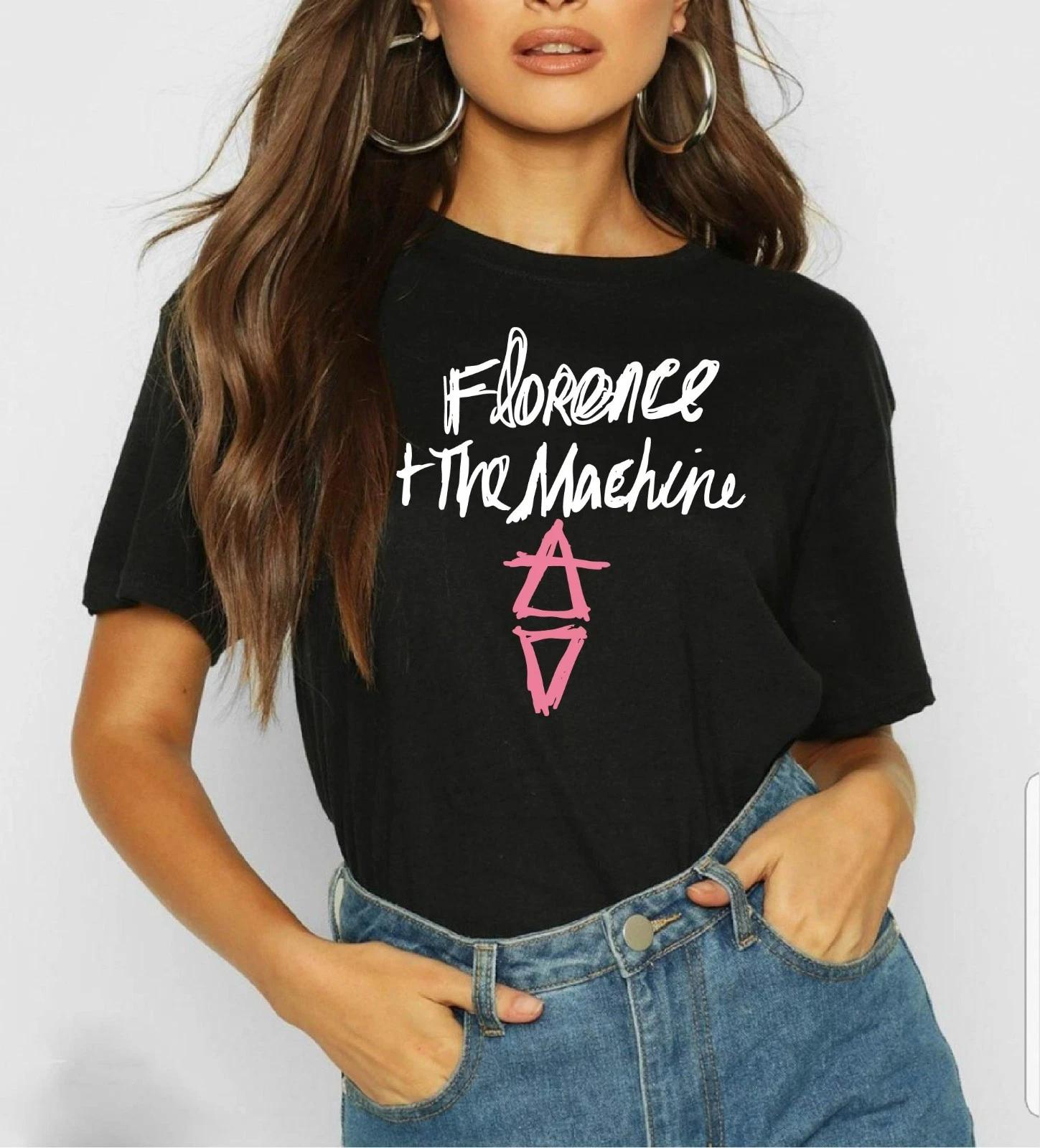 Florence and The Machine Black T-Shirt Alchemy Symbol Music Festival Fan UK Tour L