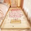 Adorable Cartoon Kids' Faux Cashmere Non-Slip Rug - Soft & Dirt-Resistant for Bedroom or Balcony