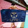 T-Tomorrowlands Music Logo Microfiber Beach Towel Absorbent Quick dry Soft Yoga Swimming Resort Mountain Climbing Towel