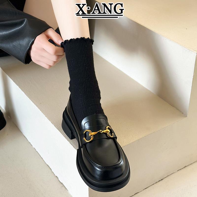 

Туфли-лодочки на одной педали с пряжкой в виде лошади, новые весенне-летние кожаные детские туфли Мэри Джейн, маленькие кожаные туфли 40