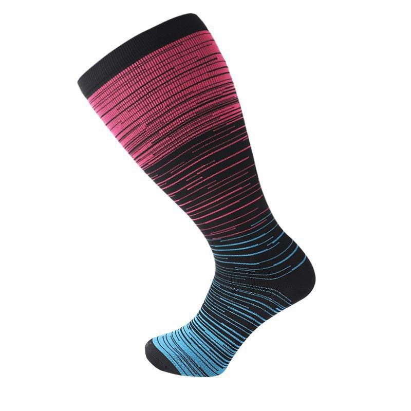 Plus Size High Elastic Compression Socks for Sports Fitness