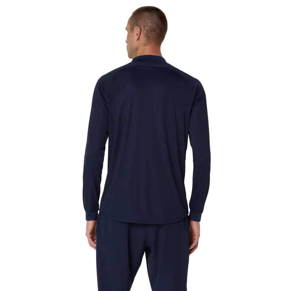Asics Langarm-T-Shirt mit halbem Reißverschluss Match