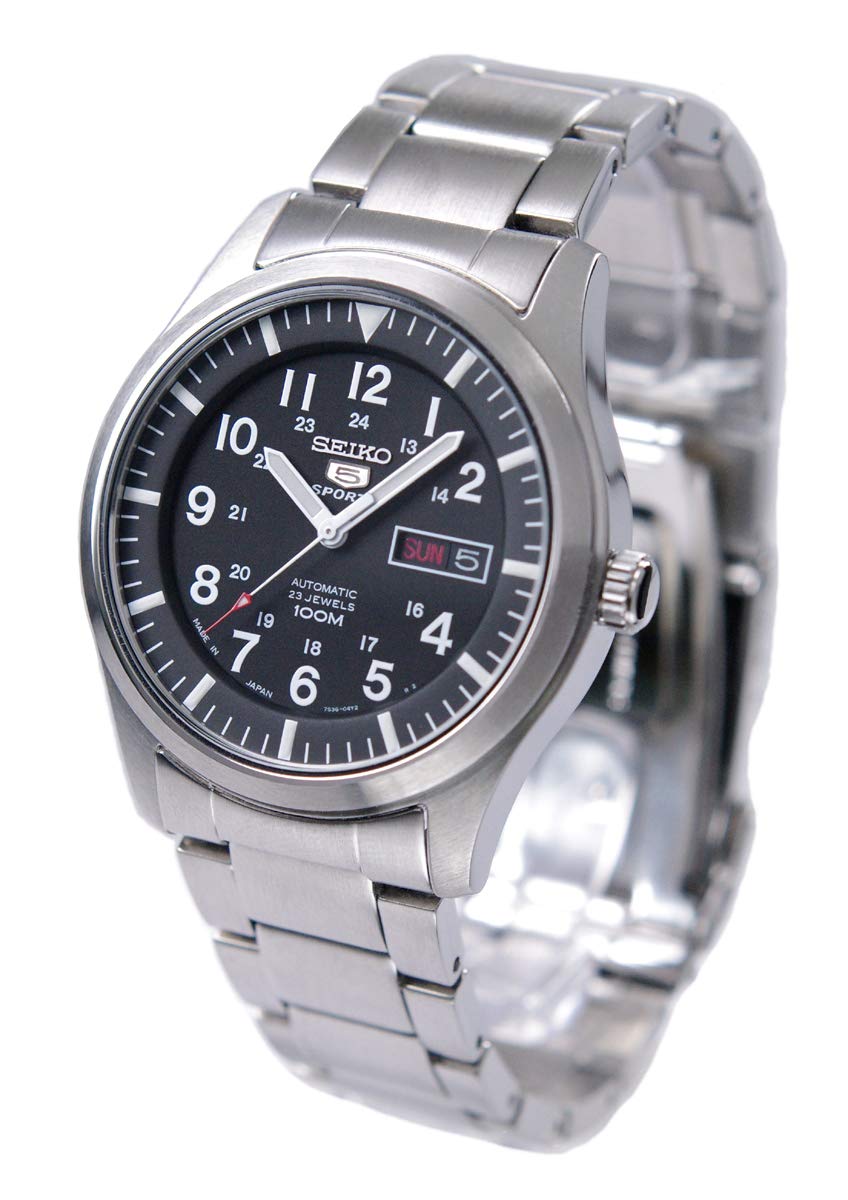 

[Seiko] Спортивные часы SEIKO 5, автоматические механические, зарубежная модель, сделано в Японии, SNZG13J1, мужские [реимпортированные]