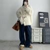 Soft Waxy Gentle Hooded Imitation Mink Knitted Cardigan Autumn and Winter Sweet Loose High Sense Lazy Wind Sweater Jacket Women