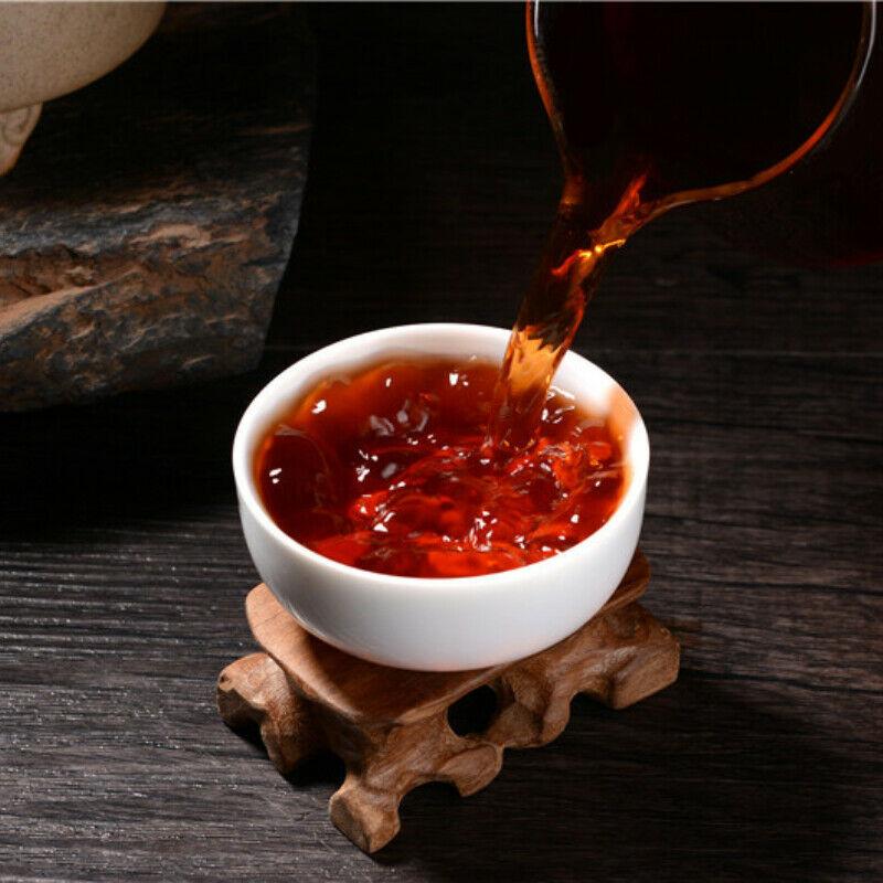 357g Top Chinese Dark Tea Yunnan Organic Big Leaf Puerh Tea Cake Pu'er Ripe Tea