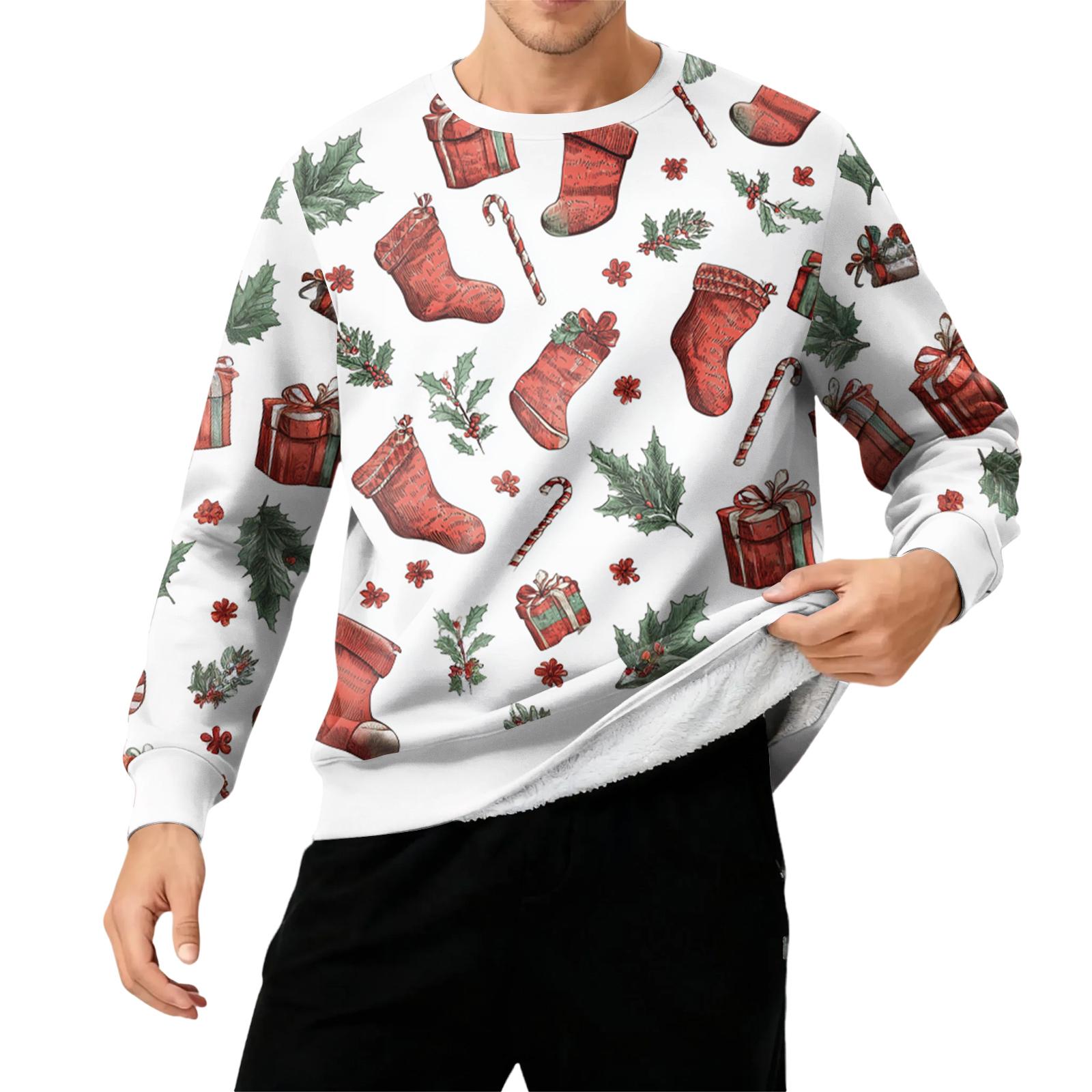 

Мужской свитшот с круглым вырезом, на флисовой подкладке, плотный, однотонный XL