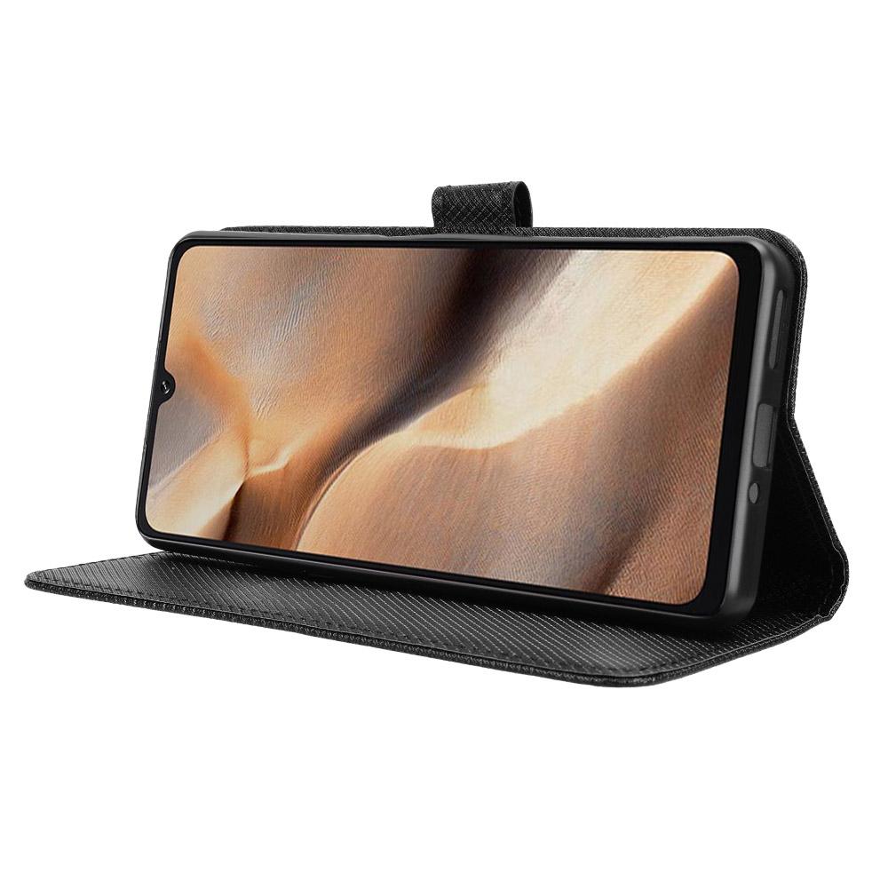 Pro Cubot X100 Kožené pouzdro typu peněženka s popruhem Telefonní kryt s diamantovou texturou