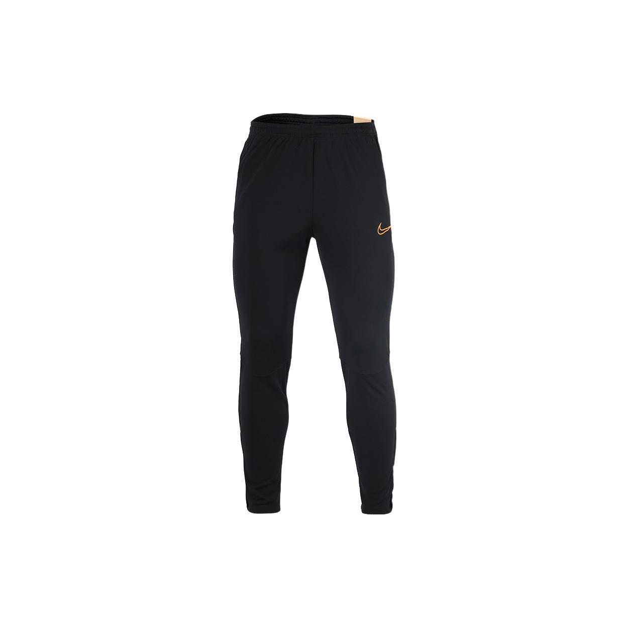Men s Nike Therma-Fit Academy Winter Warrior Solid Color Elastic Waistband Fleece Sports Pants/Trousers/Joggers Black DC9143-010 M