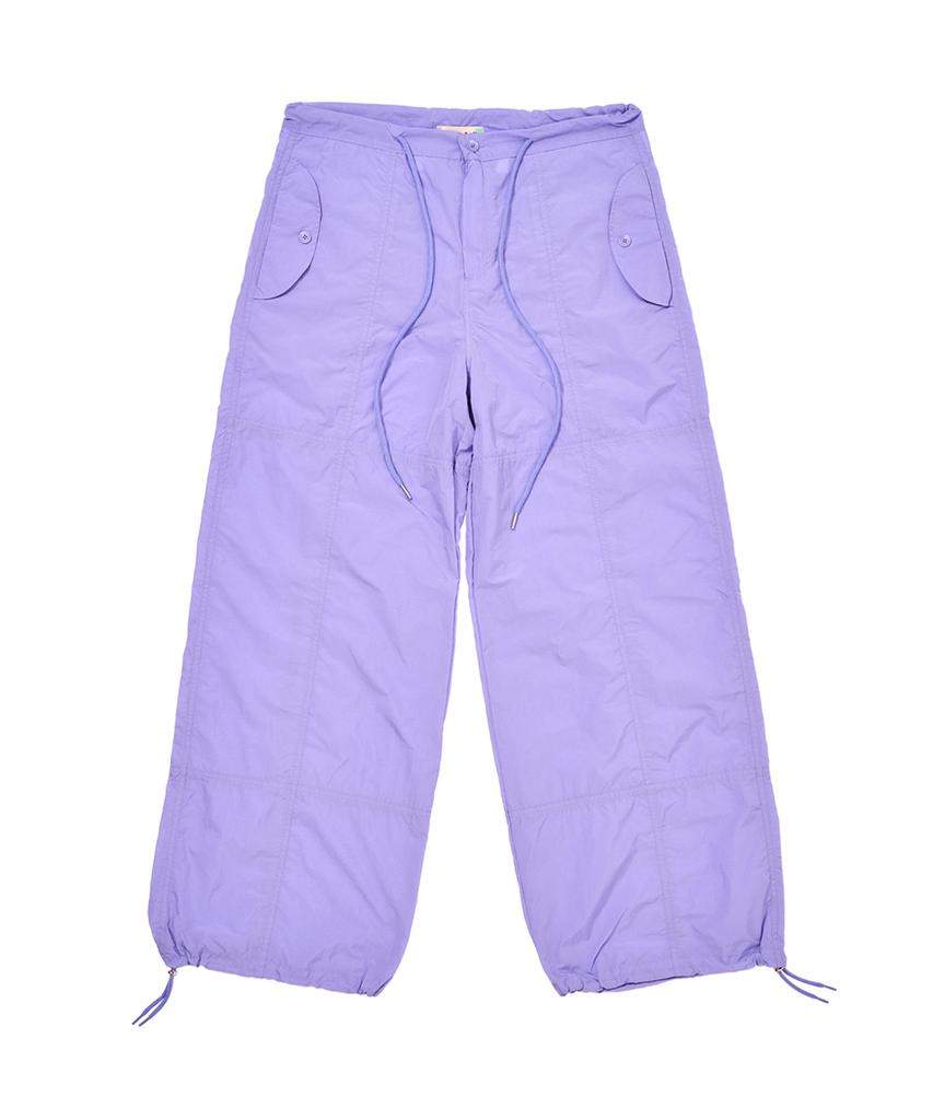 DAMP String Nylon Parachute Pants_Purple
