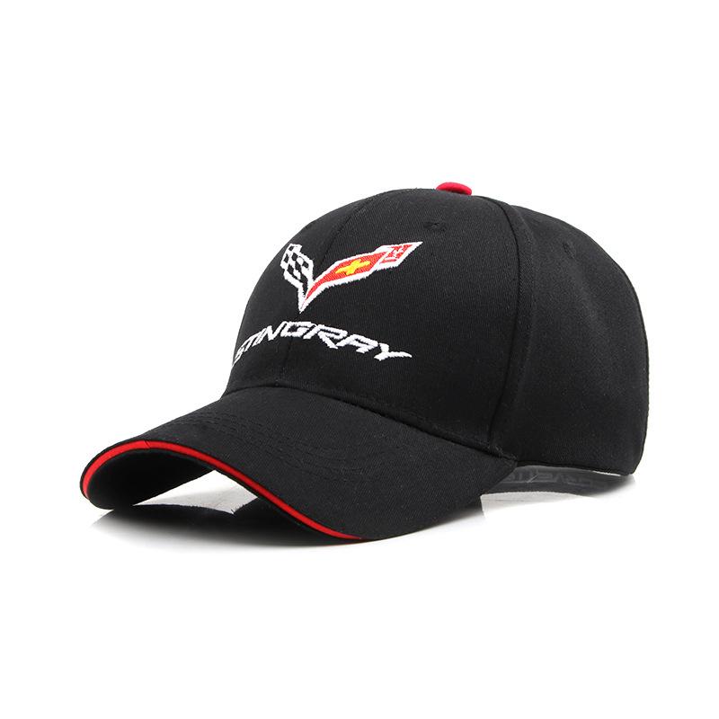Lbfx9 Car Badge for Chevrolet Corvette SS Emblem Casual Cotton Baseball Cap Men Women Embroidery Truck Driver Outdoor Travel Sport Hat