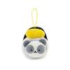 IRISRAIN ANIROLLZ Plush Toy Strap, Japanese Food Series, Egg Panda, 7.5 x 7.5 x 9 cm (ANI-PD-PK9)