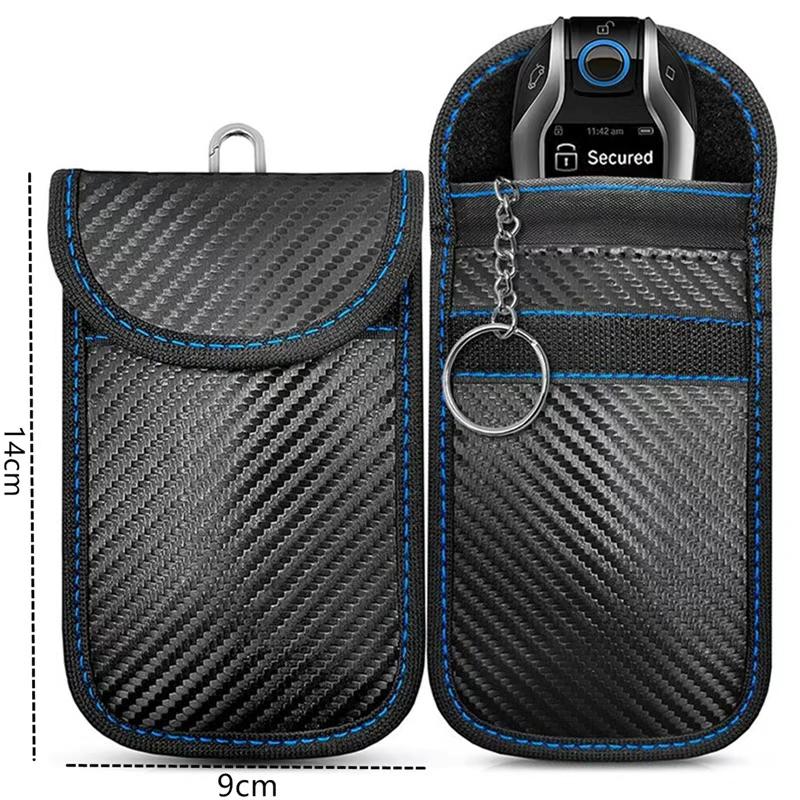 Car RFID Shielding Pocket Key Case Signal Blocker Bag For BMW X1 X2 X3 X5 X4 X6 X7 G30 G20 G32 G11 G12 F40 F30 F20 F10 F34 F07