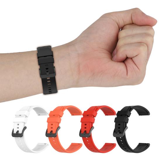 22mm Soft Silicone Adjustable Watchband Strap Bracelet Replacement for Huawei Watch GT2 Pro