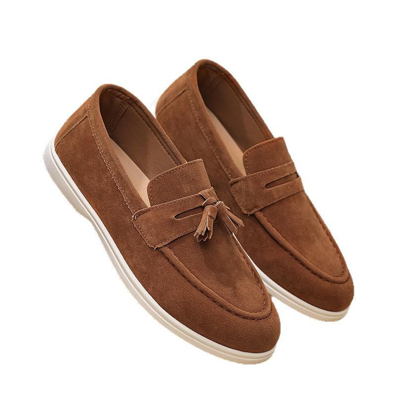 Plus Size Women's 2025 Casual Low-Top Moccasins and Men's Cross-Border Loafers