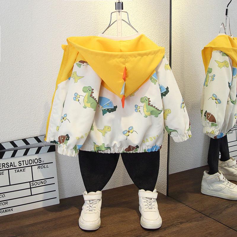 

2025 Kids Trendy Windbreaker: Stylish Spring & Autumn Jacket for Boys & Girls 110