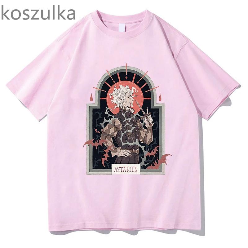 

Футболка Astarion унисекс, летняя мода из чистого хлопка, унисекс, женская повседневная футболка, уличная одежда, винтажная уличная одежда с короткими рукавами в стиле Харадзюку 4XL