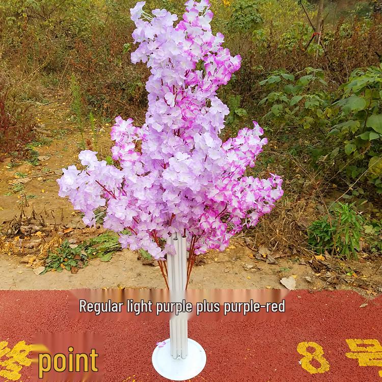 Cherry Blossom Wedding Aisle Runner and Flower Basket Stand