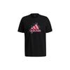 T Shirts Men's Black Crew Neck Moderate Straight Fit GL3696