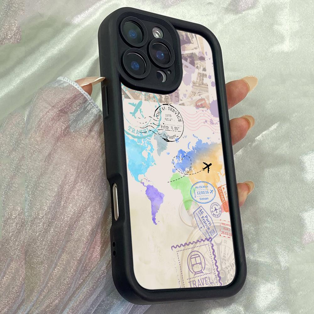 JT546 Trivel Planning Your Next Trip for iPhone 17 16 15 14 13 12 Pro Max Samsung S26 S25 Ultra A17 A07 A56 A16 A15 Xiaomi 15T Redmi 15c 14C Soft Case