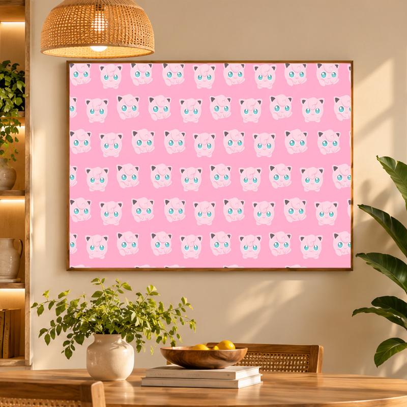 5D Diamond Painting Jigglypuff DIY Full Drill Diamond Art Kit Home Decoration