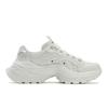 New FILA SOFIA 4 Fish Bone Shoes Coverage Height Increase Low Top Canvas Shoes Women's White Silver F12W521301FCM