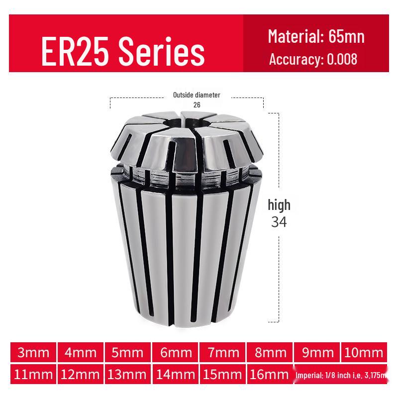 High Precision ER20 Spring Collet Engraving Chuck Holder for Milling Cutter