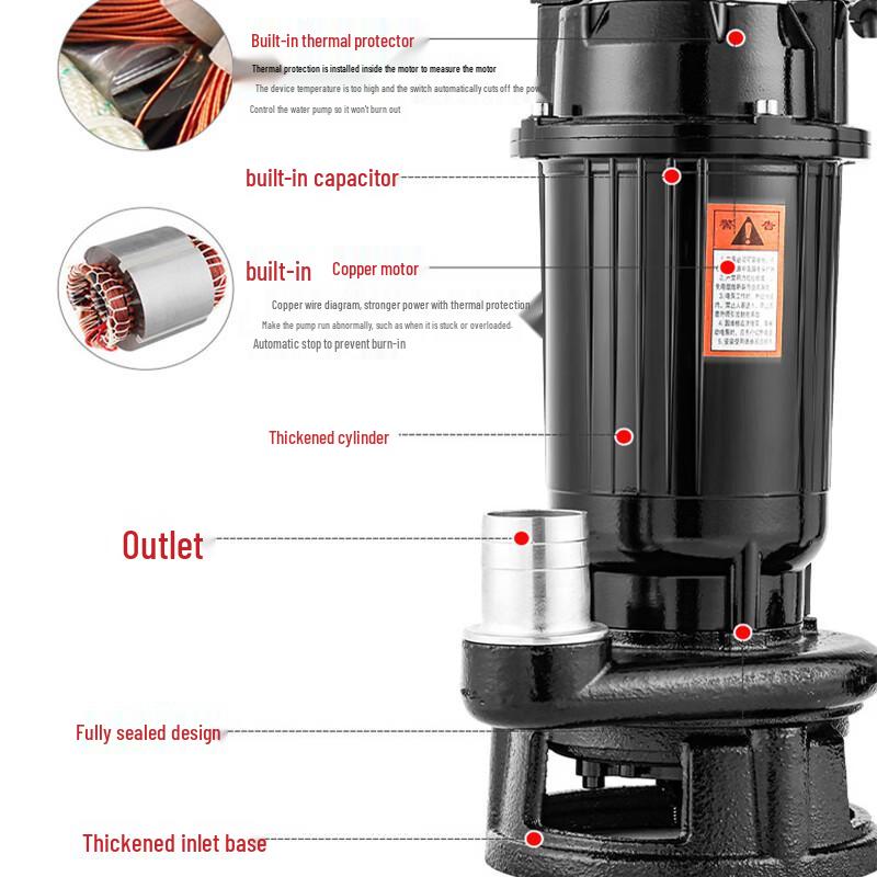 Oushenghua 380V Three-Phase Sewage Pump