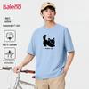 Camiseta Masculina Baleno JPB com Estampa de Gato Pixelado em Algodão