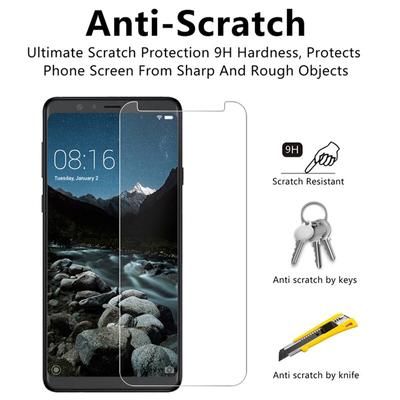 Sicherheitsschutzglas für Samsung Galaxy A3 A5 A7 J3 J5 J7 2016 2017 J2 J4 J6 Plus 2018 A6 A8 A9 J5 Prime gehärteter Displayschutzglasfilm