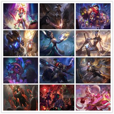 Platz Diamant Stickerei League Of Legends 5D Diy Spiel Diamant Malerei Mosaik Cartoon Bild Kreuz Stich Hause Dekoration