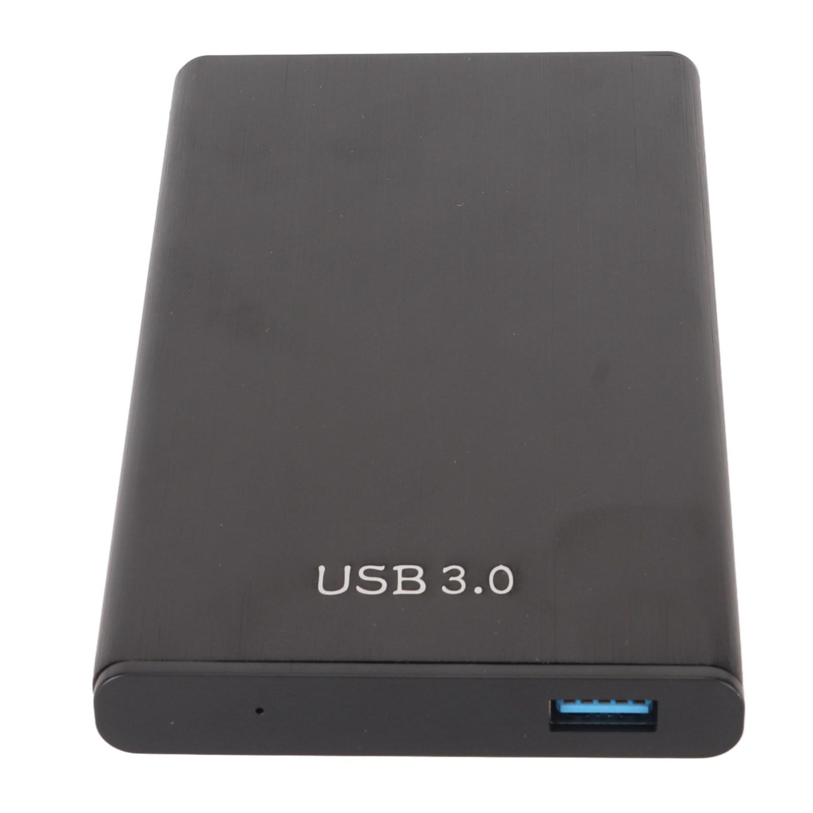 2. 5in HDD External Case 5Gpbs Intelligent Hibernation Multisystem Compatibility USB3.0 SSD Enclosure for PC (Not