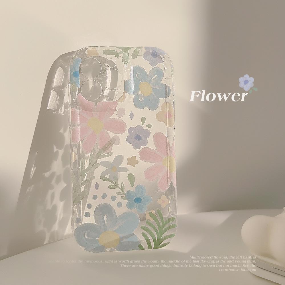 Flower Rabbit IPhone 16 Apple Phone Case 15promax Soft 14 Protective Case 12 Suitable for 16plus