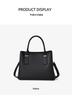 Women's Elegant Dual-Use Handbag: Large Capacity, Light Luxury, Commuter-Friendly