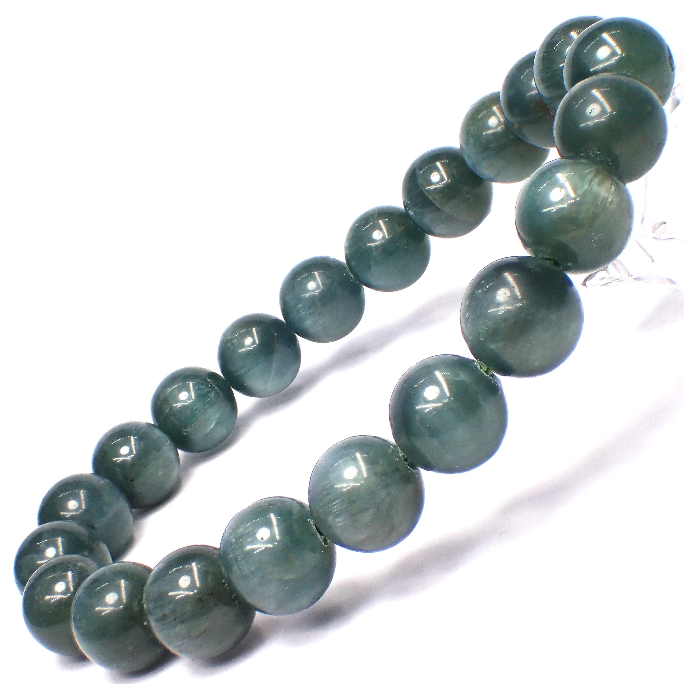 

Натуральный Глаз Зеленый Апатит Камень Силы Браслет [Камень Счастья] Высококачественный Кошачий (Апатит) зелёный