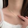 2025 Elegante Zirkonia Wassertropfen Halskette für Damen: Einfache, luxuriöse, vielseitige Schlüsselbein-Kette