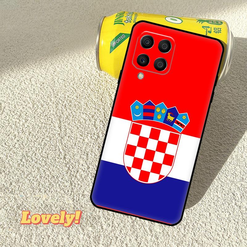 Croatia Flag Case For Samsung Galaxy M52 M36 M06 M16 M56 M33 M15 M55 M31 M13 M12 M14 M53 M32 M35 M34 M54