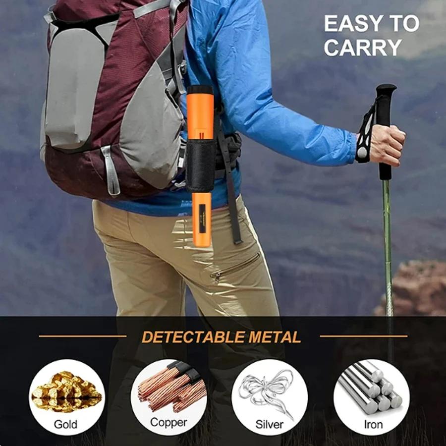 Tragbarer TC-110 Metalldetektor Pointer Pinpoint GP-Pointer Handmetalldetektor Positionierungsstangendetektor IP68 Wasserdicht