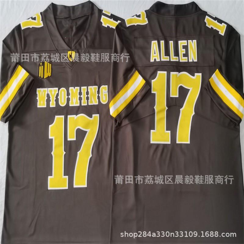 Mens Cotton Football Jersey Texas Tech Red Raiders 17 Washington Style Rugby Sports Fan Wear