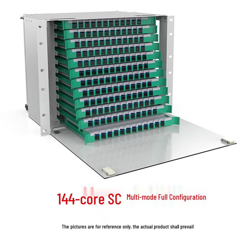 

Shanze 144-Core Rackmount ODF Fiber Optic Distribution Frame