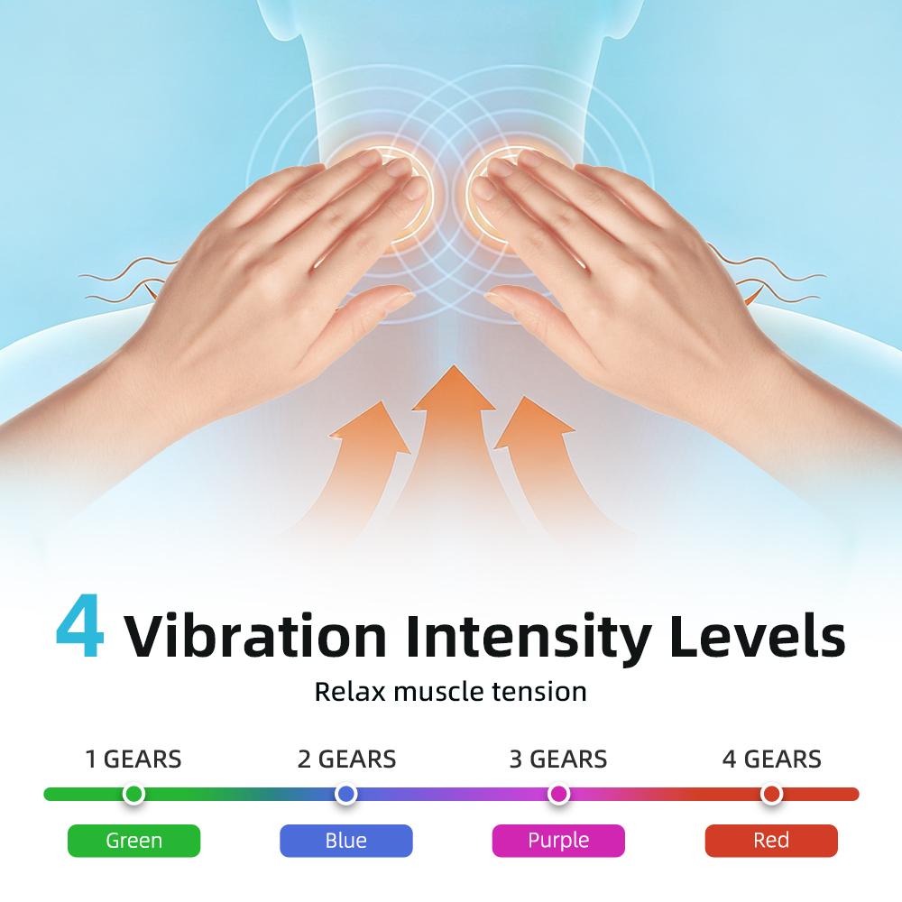Electric Cervical Massager Neck Stretcher Chiropractic Head Acupoint Massage Pillow Shouder Body Massager With Controller