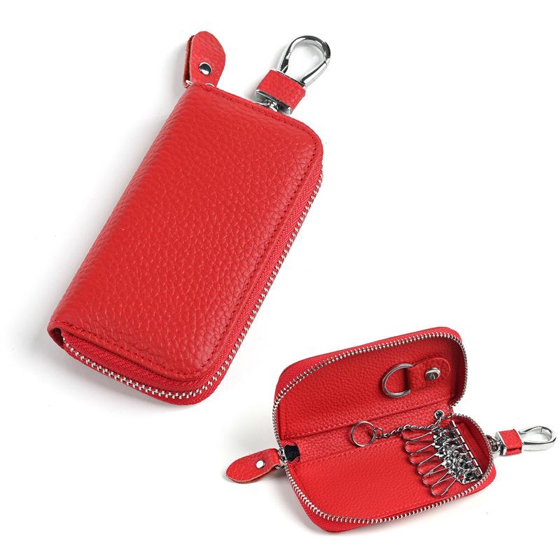 Leather Keychain Charm & Mini Coin Purse