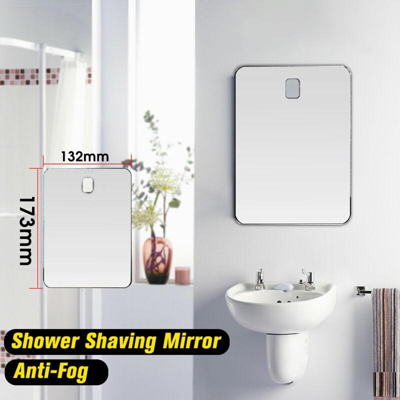 Heim Quadratischer Spiegel Badezimmer Dusche Rasur Wand Tragbar Anti-Beschlag Handheld