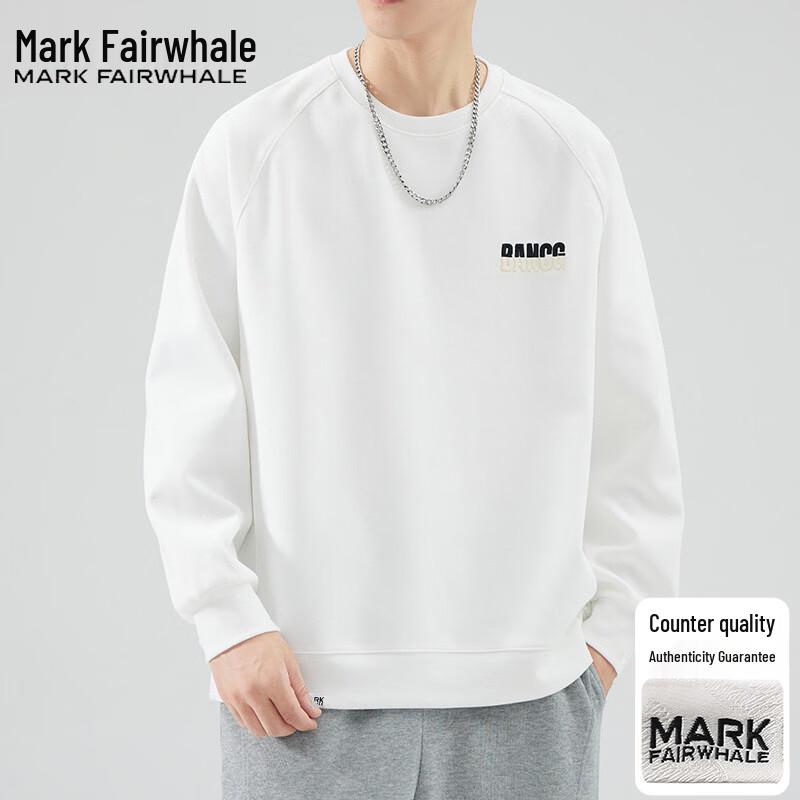 Mark Fairwhale Men's Crew Neck Long-Sleeve Pullover Sweatshirt