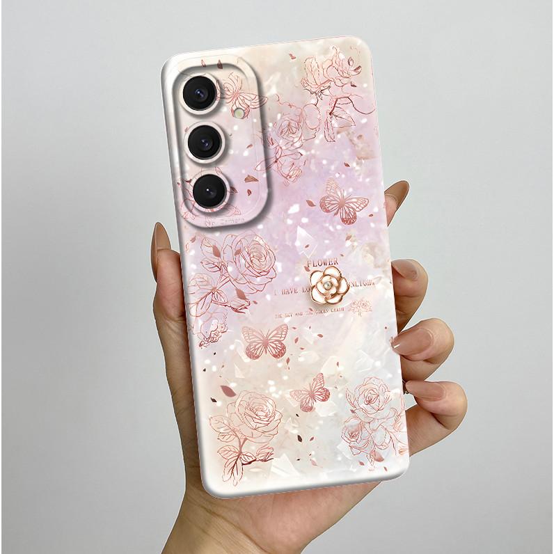 Pretty Butterfly Flower Case For Samsung Galaxy A16 5G Phone Cover Protection Case For Samsung A16 A26 A36 A56 GalaxyA16 Covers