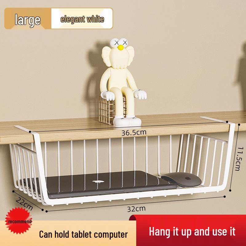 Under-Desk Dormitory Hanging Storage Basket