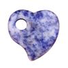 Natural Quartz Heart Palm Stone Cute Mini Polished Love Shaped Healing Stone with Hanging Hole for Reiki Meditation Gifts